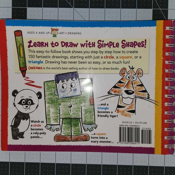 Christopher Hart Books for Kids-Drawing Cartoon from Shapes, Letters & Numbers - Picture 9 of 16